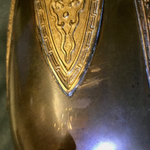 Twee Chinese bronzen vazen, 19e eeuw — foto 36