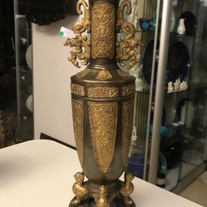 Twee Chinese bronzen vazen, 19e eeuw — foto 7