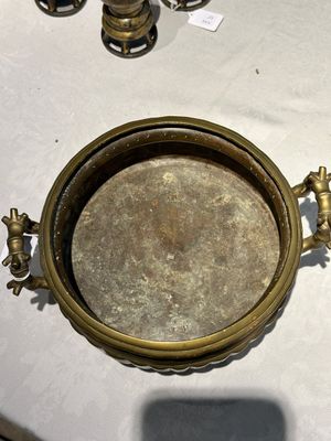 Twee Chinese bronzen wierookvaten, één met sokkel en drie vazen, Xuande merk, 19/20e eeuw — foto 26