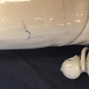 Twee Chinese Dehua blanc de Chine figuren van Boeddha en Guanyin met kind, 18/19e eeuw — foto 27