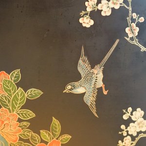 Twee Chinese famille rose plaquettes in gelakt houten koffer, gemerkt voor Wang Yeting, 19/20e eeuw — foto 37