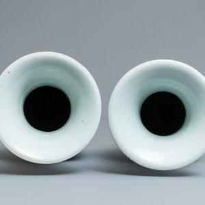 Twee Chinese famille rose vazen, 19/20e eeuw — foto 5