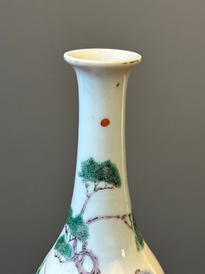 Twee Chinese famille rose vazen, Ju Ren Tang 居仁堂 merk, 19/20e eeuw — foto 8