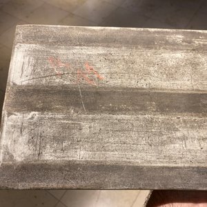 Twee Chinese famille verte plaquettes met poederblauwe fondkleur, Kangxi — foto 8