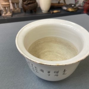 Twee Chinese qianjiang cai jardinières, 19/20e eeuw — foto 18