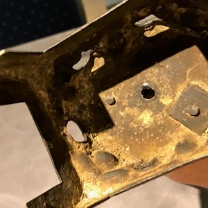 Twee grote Chinese en Japanse bronzen figuren van een onsterfelijke en een Arhat, 18/19e eeuw — foto 24