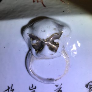 Twee grote Chinese famille rose vazen, 19/20e eeuw — foto 9