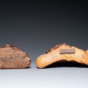 Twee houten bustes van heiligen, Italië en/of Frankrijk, 17e eeuw — foto 7