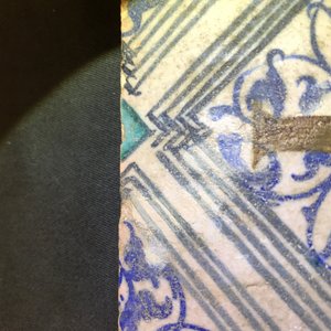 Twee majolica tegels uit het kasteel van Oiron, Frankrijk, 1545-1550 — foto 9