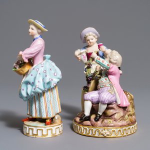 Twee Meissen porseleinen groepjes, Duitsland, 19/20e eeuw — foto 5