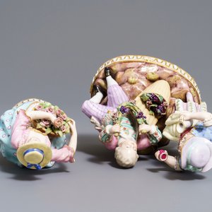 Twee Meissen porseleinen groepjes, Duitsland, 19/20e eeuw — foto 7
