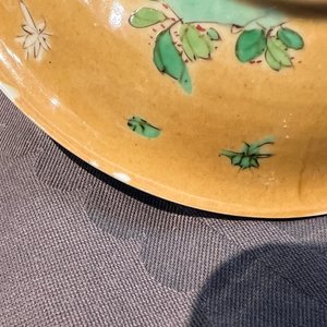 Twee paar Chinese famille verte koppen en schotels, Kangxi — foto 4