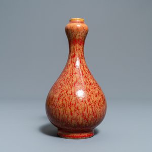 Twee paar Chinese gemberpotten en een flambé-vaas, 19/20e eeuw — foto 16