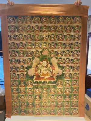 Twee thangka's met voorstelling van Chakrasamvara en een Shambhala-koning, Tibet, 18/19e eeuw — foto 19