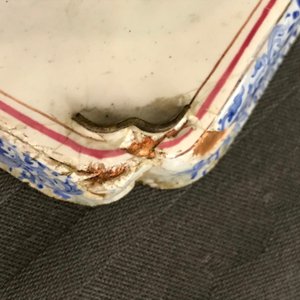 Twee vierkante Chinese Canton email schoteltjes, Qianlong — foto 21