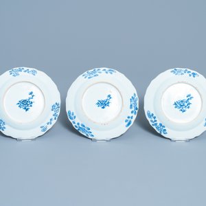 Twelve Chinese blue and white 'Romance of the Western Chamber' plates, Qianlong — photo 3