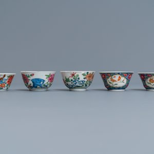 Twelve Chinese famille rose cups and saucers, Yongzheng/Qianlong — photo 10