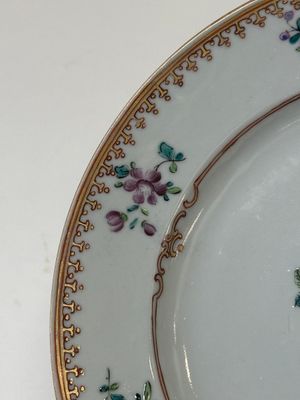 Twelve Chinese famille rose plates with floral design, Qianlong — 照片 4