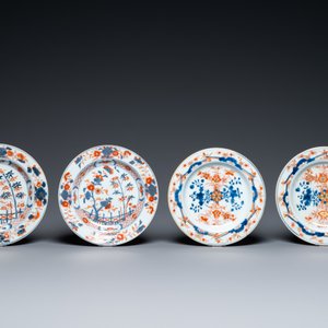 Twelve Chinese Imari-style plates, Kangxi/Qianlong — photo 6