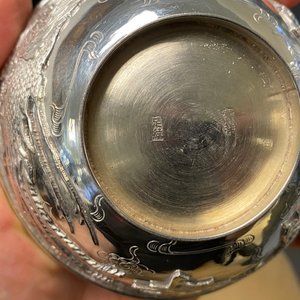 Twelve Chinese silver 'dragon and phoenix' bowls, Republic — photo 27