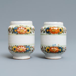 Twelve polychrome Italian pharmacy jars, Antonibon, Nove di Bassano, second half 18th C. — 照片 14
