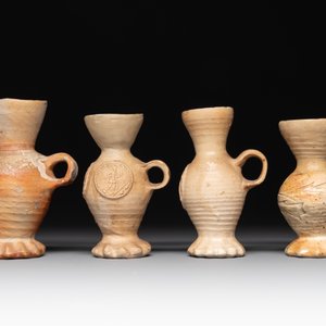 Twelve Siegburg stoneware funnel beakers, 15/16th C. — photo 2