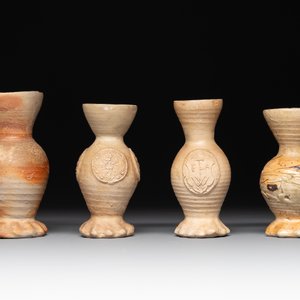Twelve Siegburg stoneware funnel beakers, 15/16th C. — photo 3