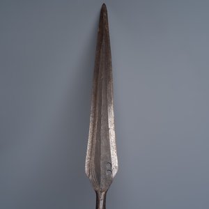 Two African tribal iron and wood spears — photo 2