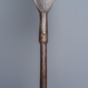 Two African tribal iron and wood spears — photo 4