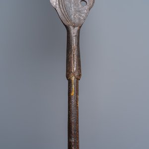Two African tribal iron and wood spears — photo 5