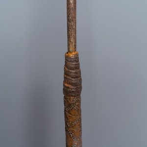 Two African tribal iron and wood spears — photo 9