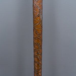 Two African tribal iron and wood spears — photo 10