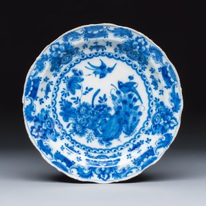 Two blue and white Delftware plates — photo 4