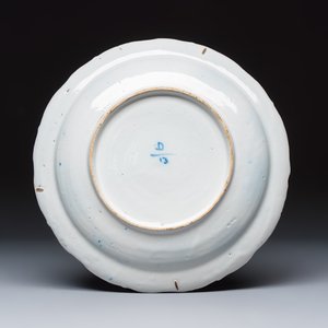 Two blue and white Delftware plates — photo 5