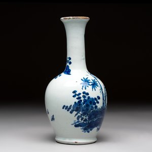 Two blue and white Dutch Delft chinoiserie vases, 17/18th C. — photo 11