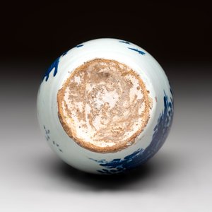Two blue and white Dutch Delft chinoiserie vases, 17/18th C. — photo 13