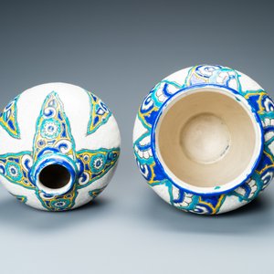 Two Boch Keramis Art Deco vases with crackled glazes, 1st half 20th C. — photo 5