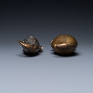 Two bronze huqqa bases, India, 19th C. — photo 4