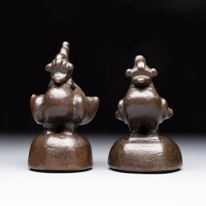 Two Burmese bronze bird-form opium weights, 18/19th C. — 照片 2