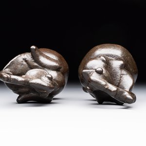 Two Burmese bronze bird-form opium weights, 18/19th C. — 照片 6