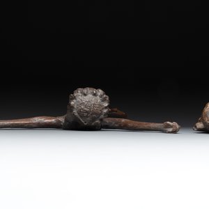 Two carved oak Corpora Christi, Flanders, 15th C. — 照片 3