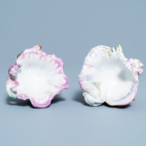 Two Chelsea porcelain shell-form salts, England, 18th C. — photo 6