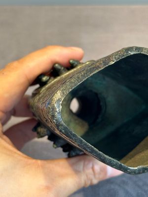 Two Chinese archaistic bronze bells, Song/Yuan — photo 17