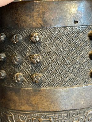 Two Chinese archaistic bronze bells, Song/Yuan — photo 26