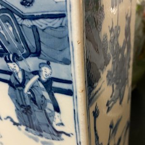 Two Chinese blue and white and qianjiang cai vases, 19/20th C. — photo 15