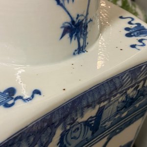 Two Chinese blue and white and qianjiang cai vases, 19/20th C. — photo 8