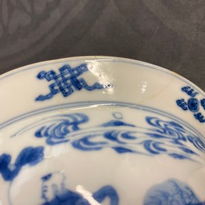 Two Chinese blue and white bowls, Kangxi — 照片 13