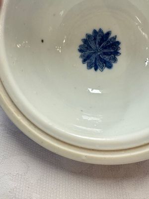 Two Chinese blue and white 'Chilong' covered warming bowls, Guangxu mark and of the period — foto 10
