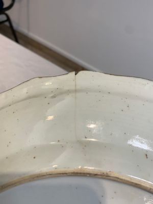 Two Chinese blue and white dishes and a plate, Yongzheng and later — foto 11