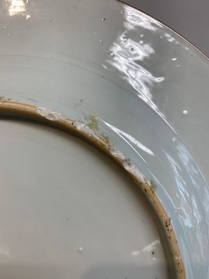 Two Chinese blue and white dishes and a plate, Yongzheng and later — foto 19